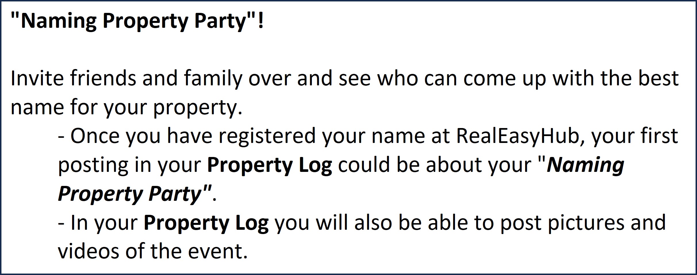 Benefits of a Property Name